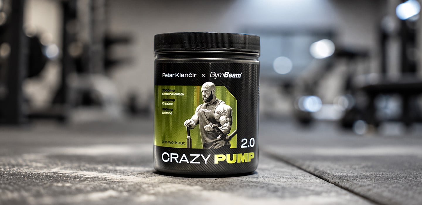 Crazy Pump 2.0 – moćan pretrenažni suplement sa 15 aktivnih sastojaka razvijen u saradnji sa IFBB Pro Petarom Klančirom