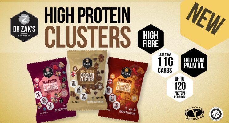 High Protein Clusters - fehérje cukorkák