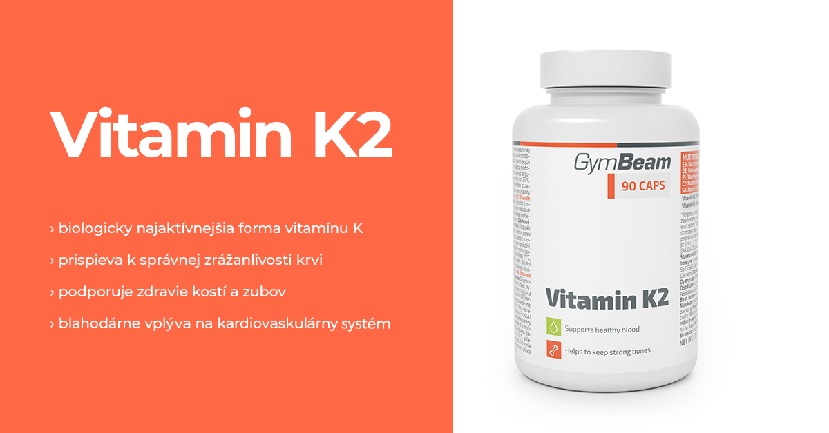 Vitamín K2 - GymBeam