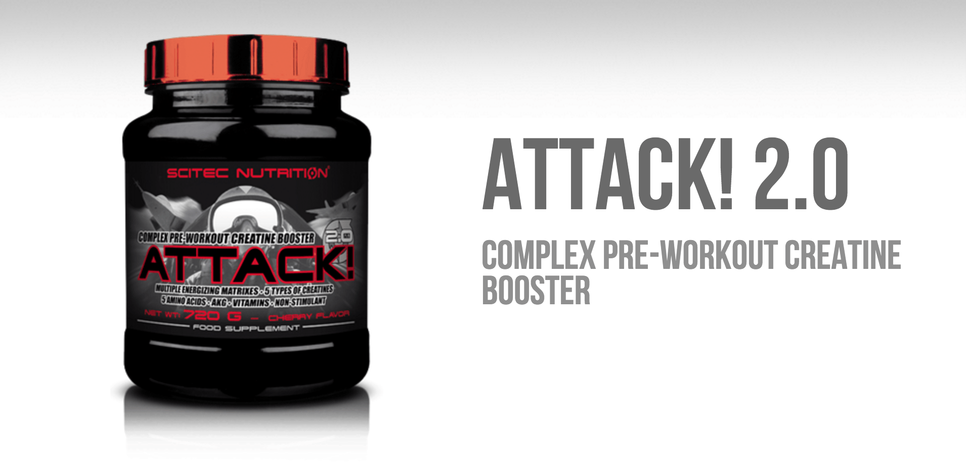 Attack! 2.0 predtréningová kreatínová formula - scitec