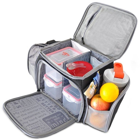 Ételhordó táska The Shield Midnight - Fitmark