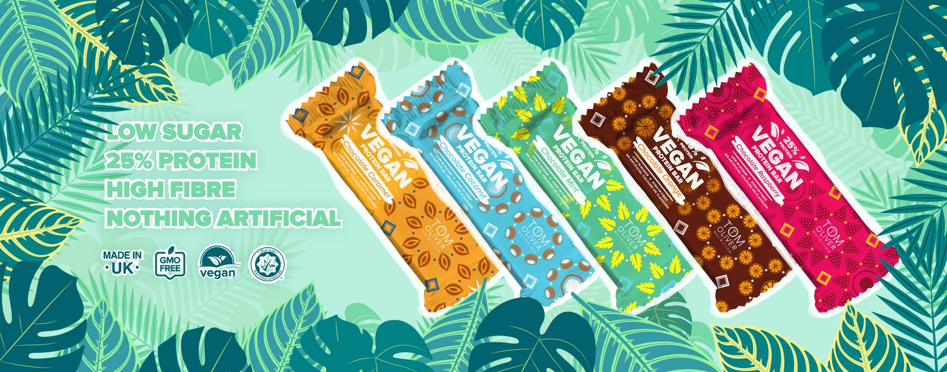 Vegan Protein Bar - Tom Oliver Nutrition