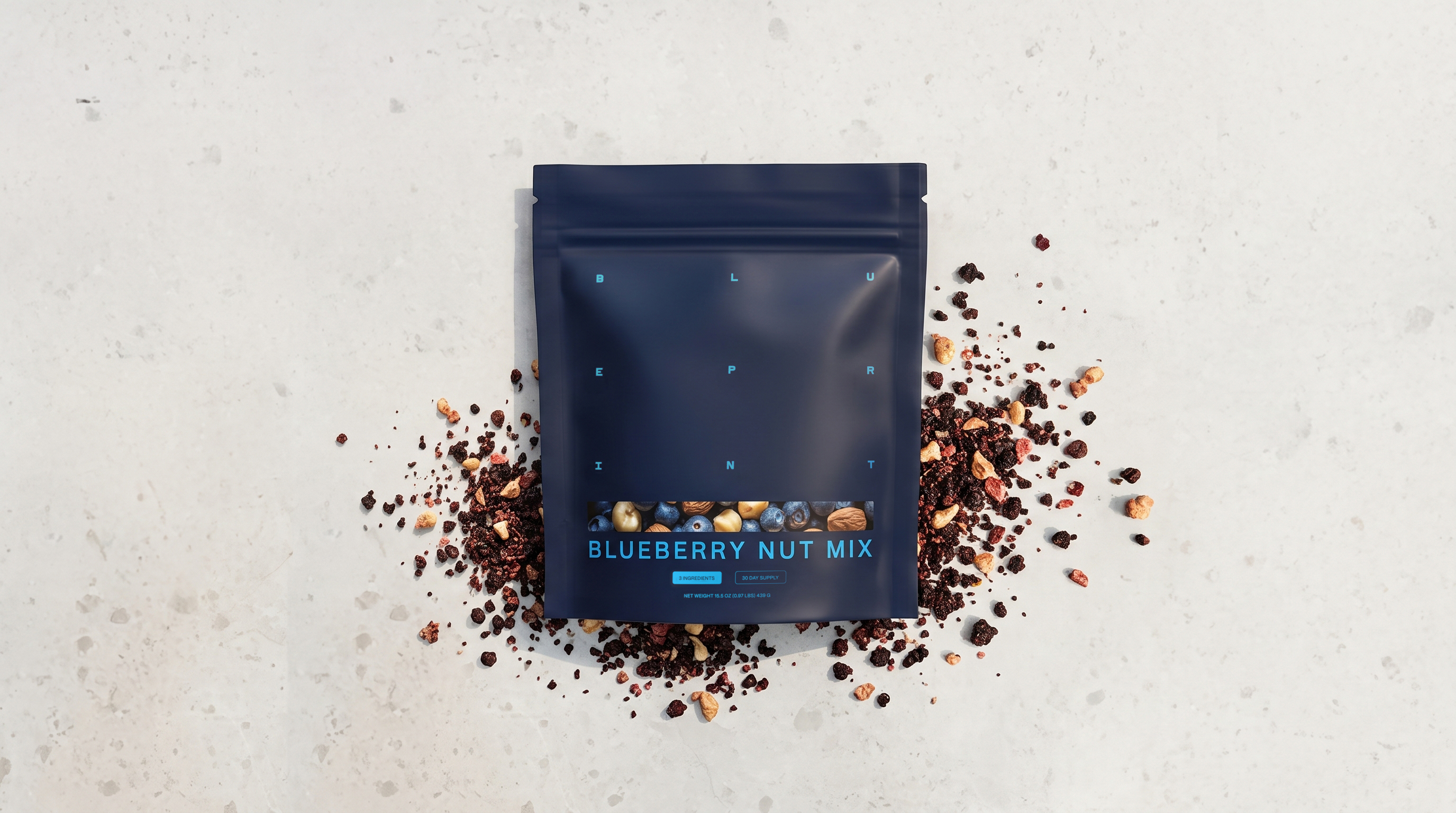 Blueberry Nut Mix – μείγμα αποξηραμένων μύρτιλων και ξηρών καρπών με υψηλή περιεκτικότητα σε ακόρεστα λιπαρά