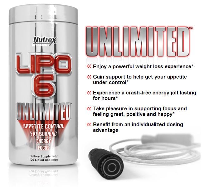 Lipo 6 Unlimited 120 kaps - Nutrex