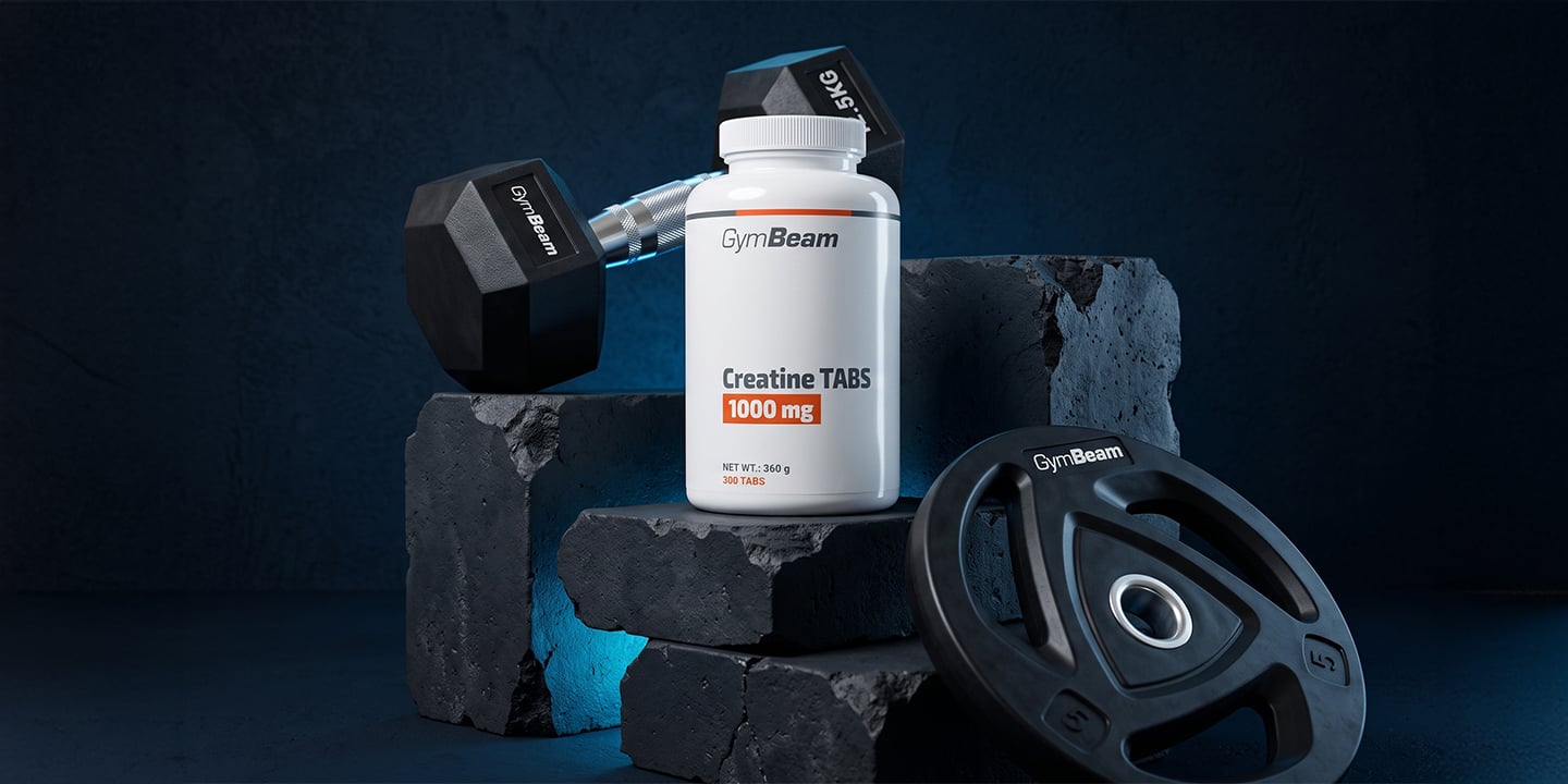 Kreatín TABS 1000 mg - čistý monohydrát v praktických tabletách