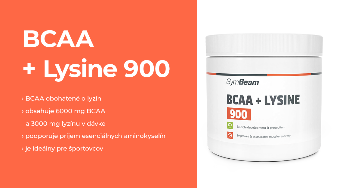 BCAA + Lyzín 900 - GymBeam