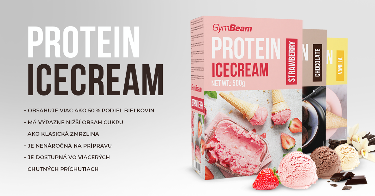 Proteínová zmrzlina Protein Ice Cream 500 g - GymBeam
