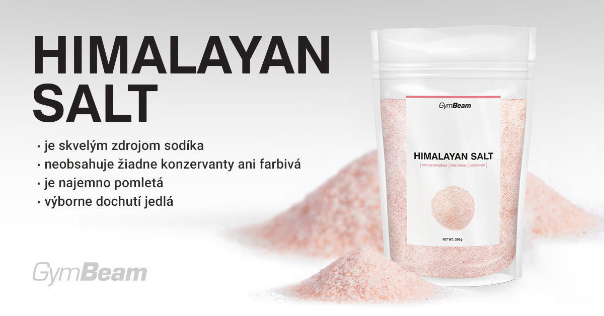 Ružová Himalájska soľ - jemná - GymBeam