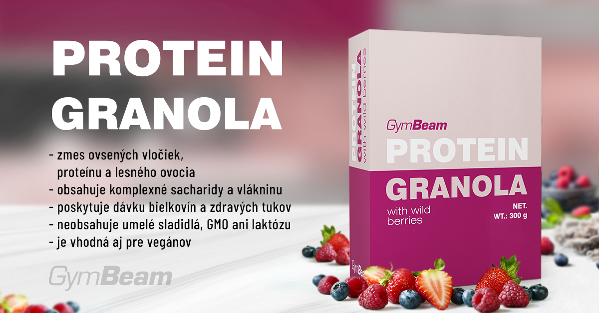 Proteínová granola s lesným ovocím - GymBeam