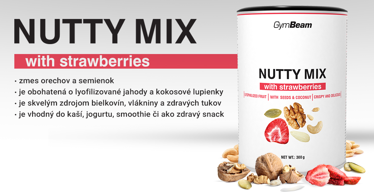 Nutty Mix s jahodami - GymBeam