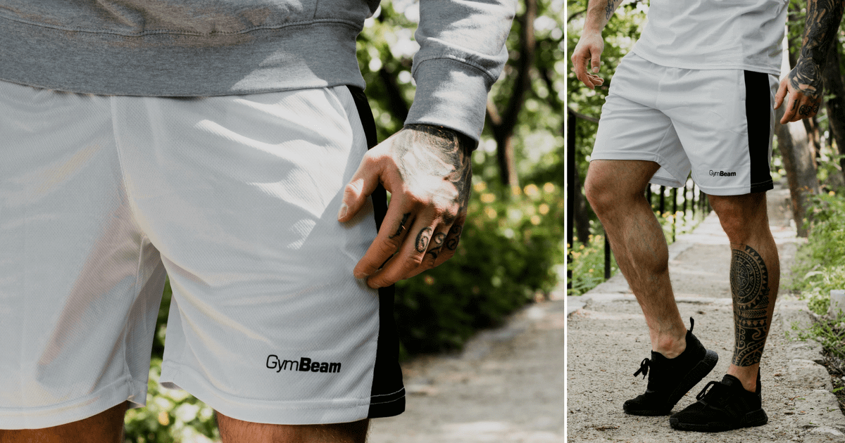 Šortky Fly White GymBeam