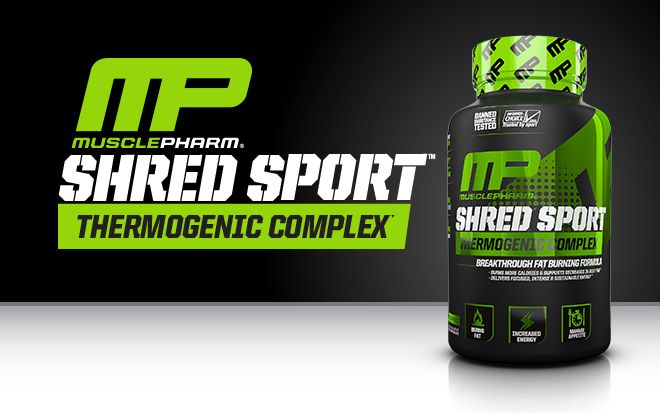 spaľovač tukov Shred Sport - MusclePharm 