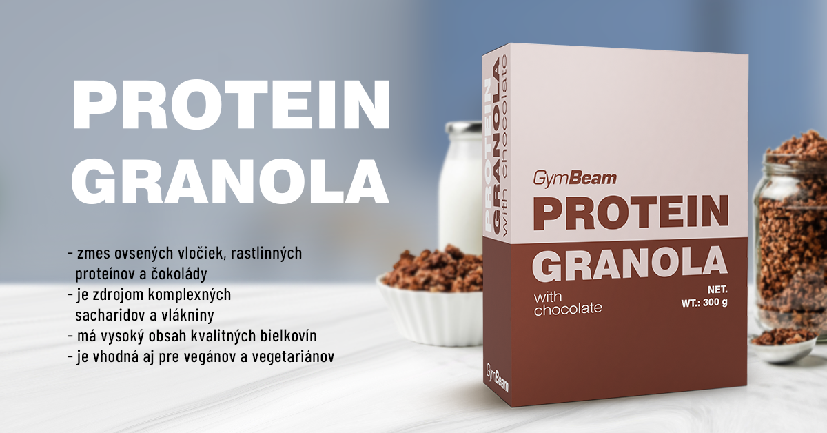 Proteínová granola s čokoládou - GymBeam