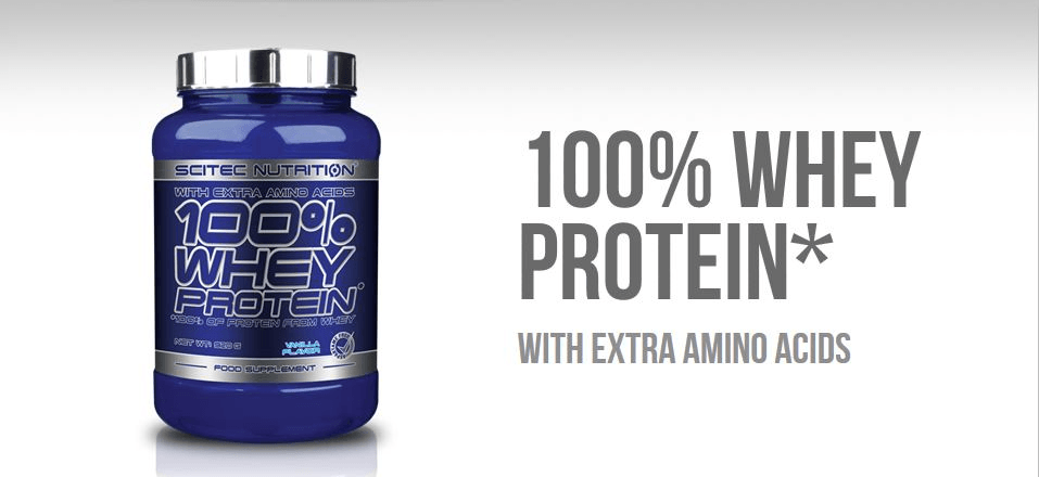 100% whey protein scitec 