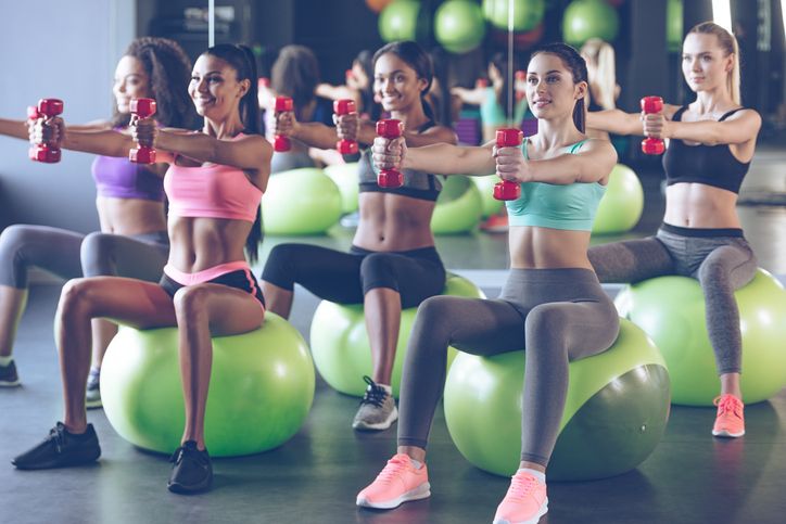 Gymnastická fit lopta Power Gymball 