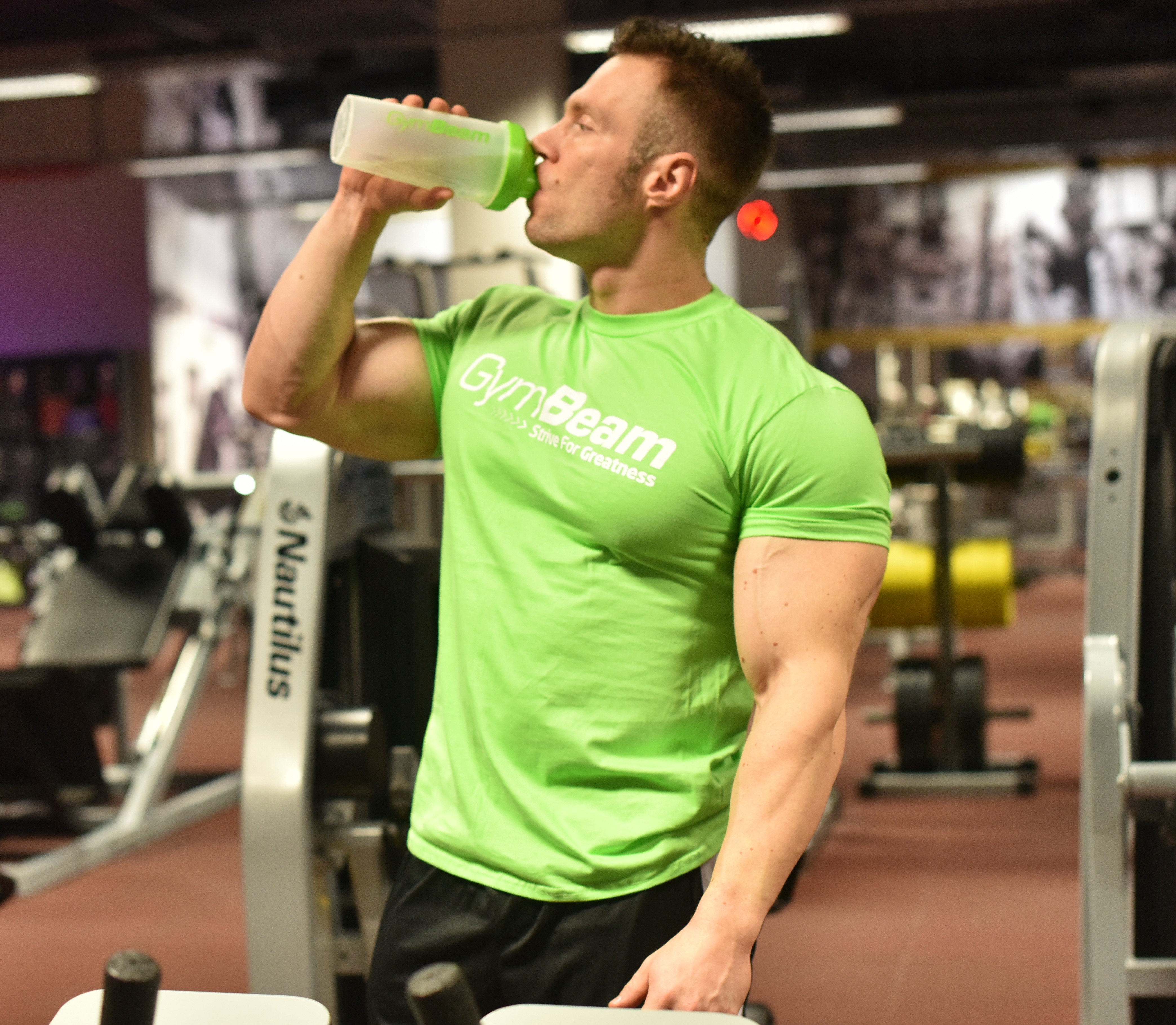 Tričko Greatness lime green