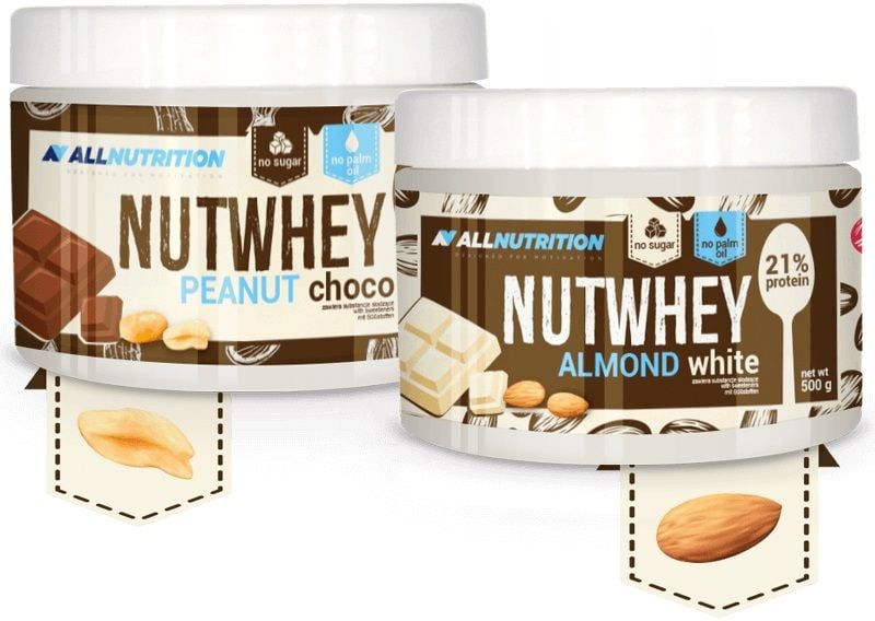 Протеински путер од кикирикија NutWhey 500 g - All Nutrition
