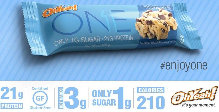 Protein bar Oh Yeah! One Bar 60 g - ISS Research
