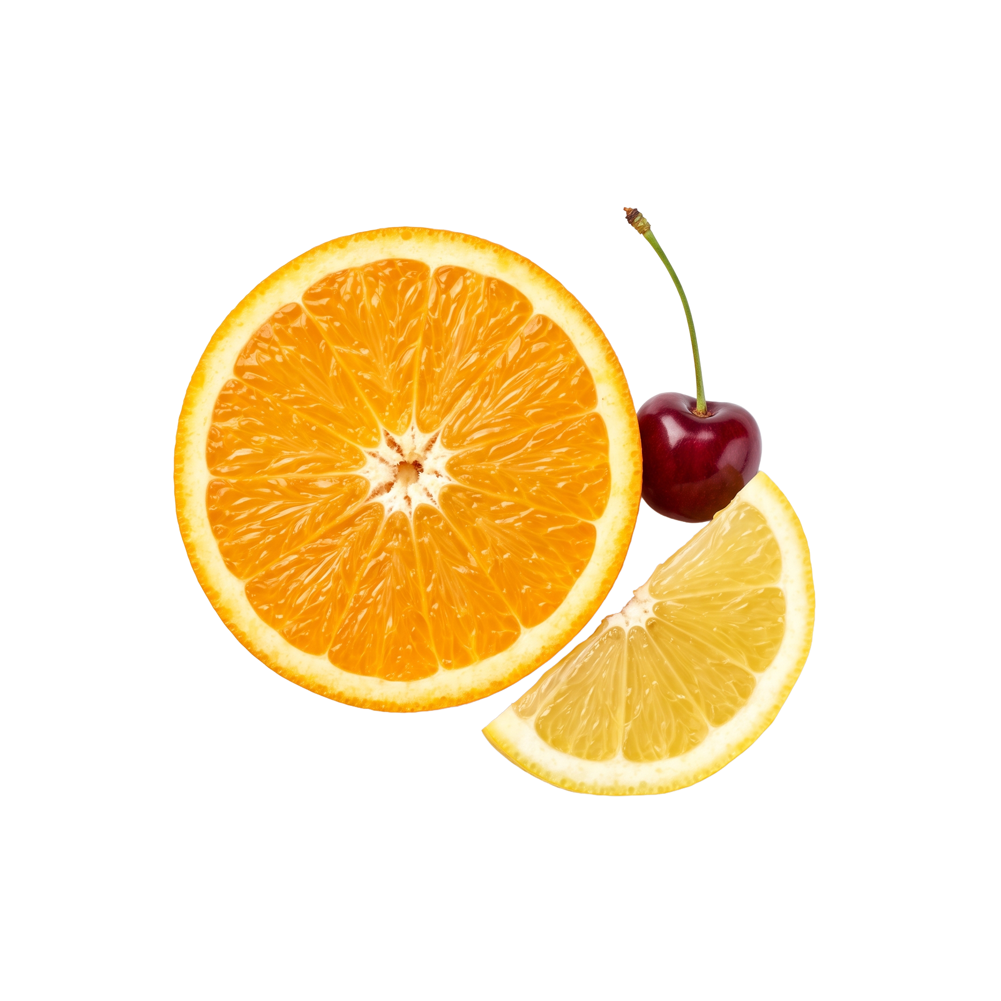 pomeranč citron třešeň