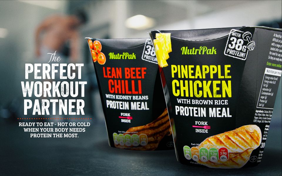 NutriPak hotové jedlá gymbeam