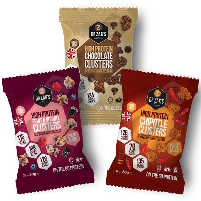 Dr Zaks High Protein Clusters 30 g chipotle