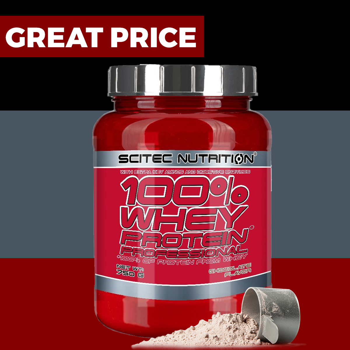 Scitec Nutrition 100% Whey Protein Professional 750 g chocolate peanut butter
