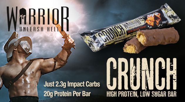 Proteínová tyčinka Crunch 64 g - Warrior