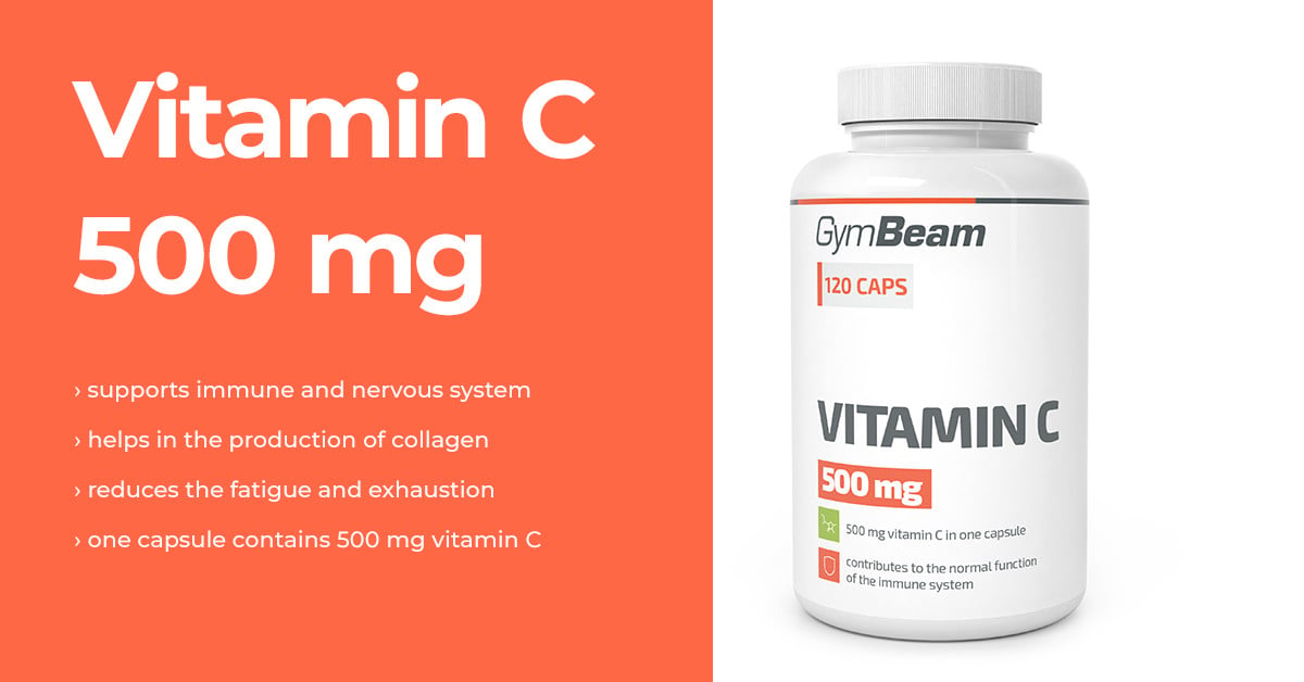Vitamín C 500 - GymBeam