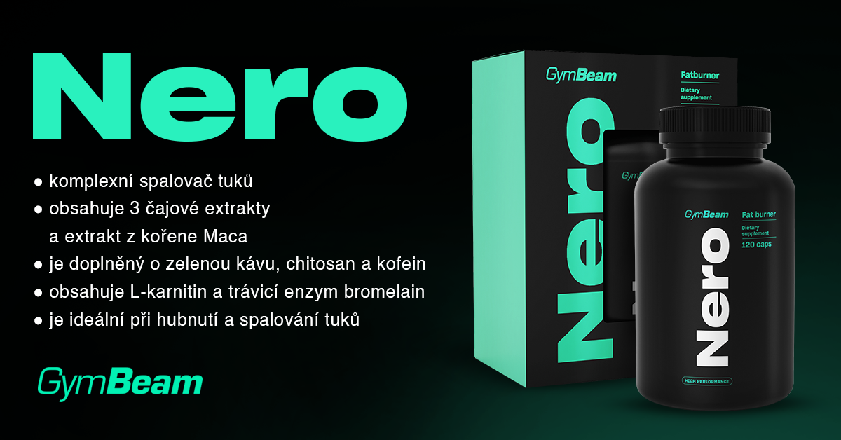 Spalovač tuků Nero 120 kaps - GymBeam