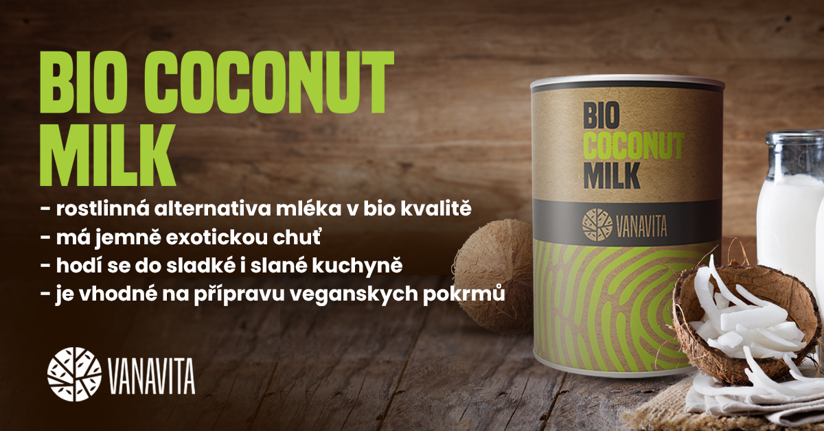BIO Kokosové mleko - VanaVita