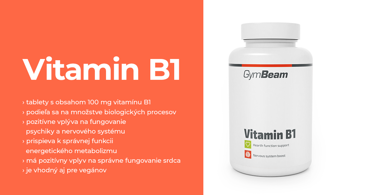 Vitamín B1 - GymBeam Vitamín B1 - GymBeam