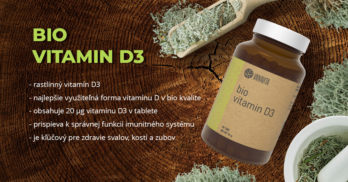 BIO Vitamín D3 - VanaVita