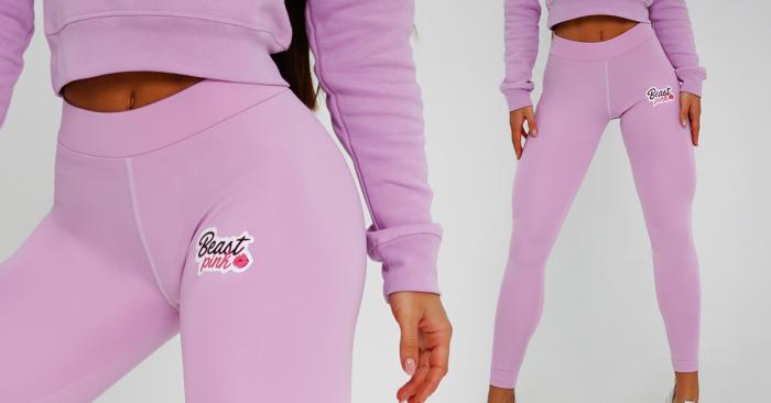 Dámske legíny Lila - BeastPink