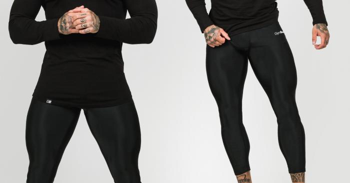 Pánske legíny Black - GymBeam