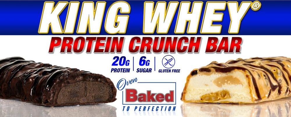 Proteínová tyčinka King Whey Protein Crunch Bar 57 g ronnie coleman